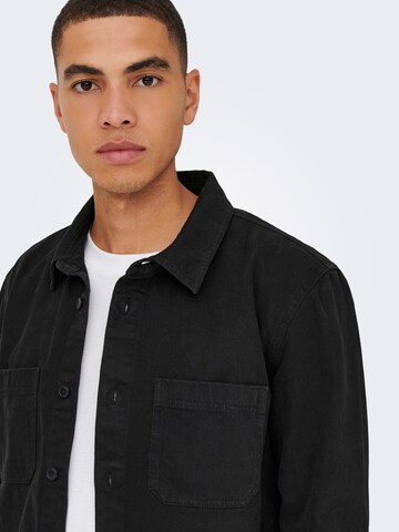 Giacca di mezza stagione 'ONSTimes' di Only & Sons in nero