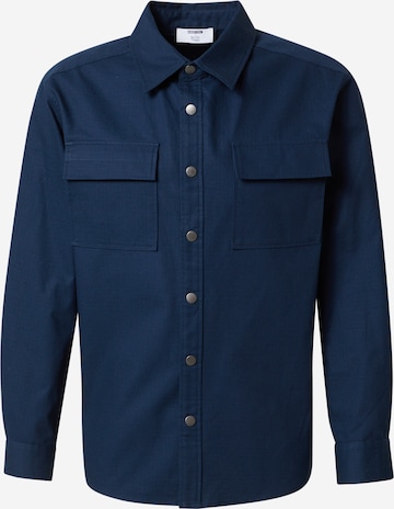 ABOUT YOU x Kevin Trapp Regular Fit Skjorte 'Domenic' i blå: forside