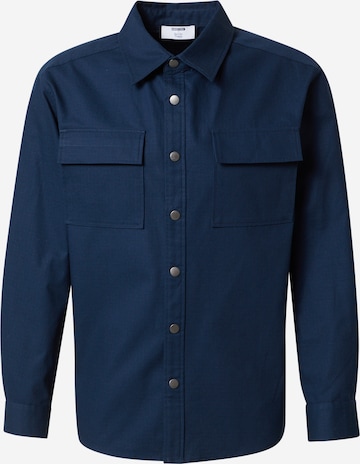 ABOUT YOU x Kevin Trapp Regular fit Button Up Shirt 'Domenic' in Blue: front