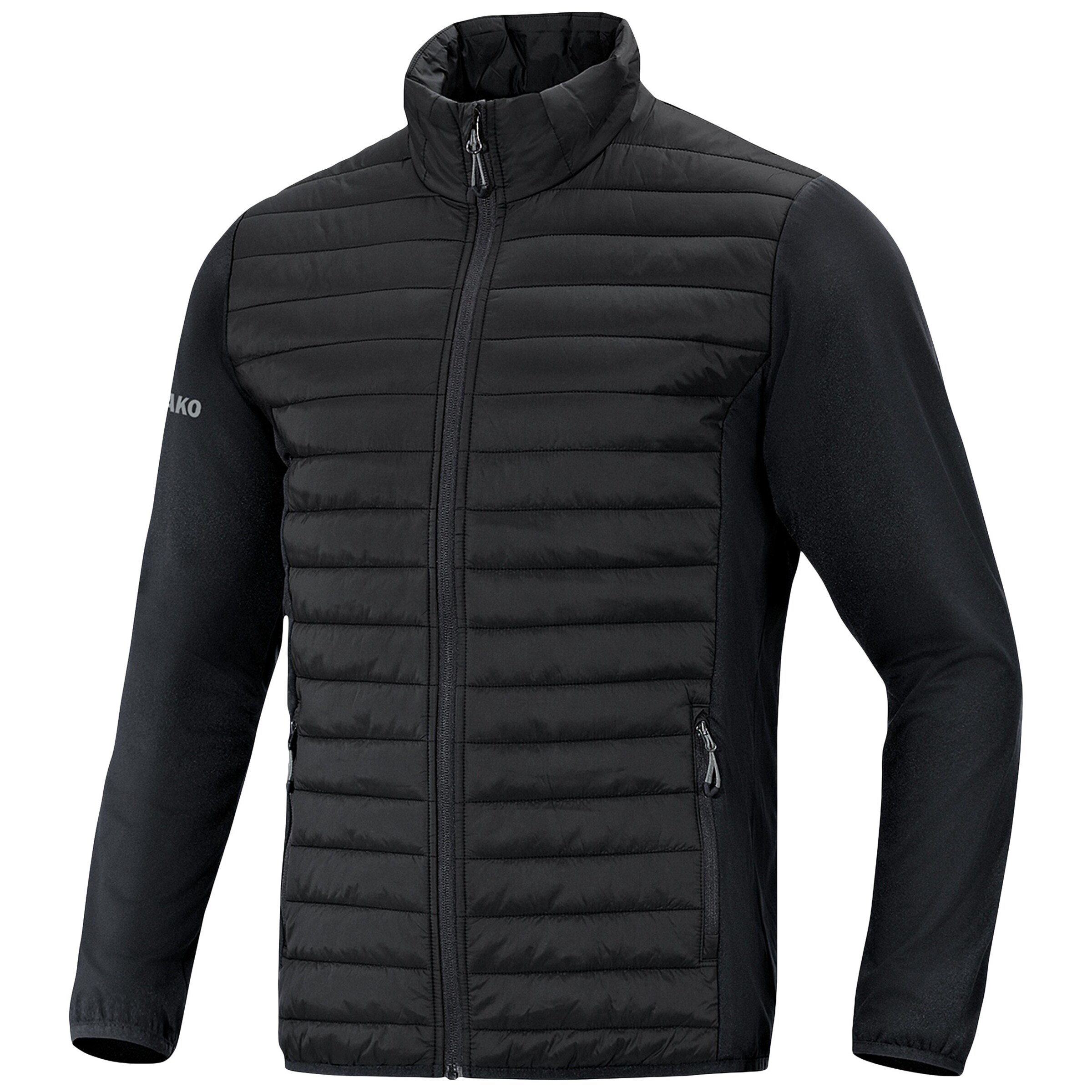 JAKO Sportjacke in Schwarz: Vorderseite