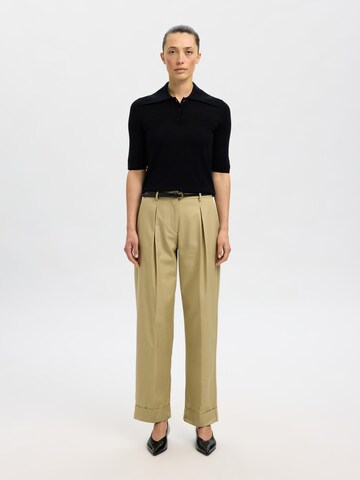 SELECTED Poloshirt in Schwarz