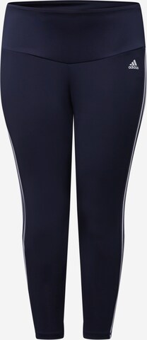 Skinny Pantalon de sport ADIDAS SPORTSWEAR en noir : devant