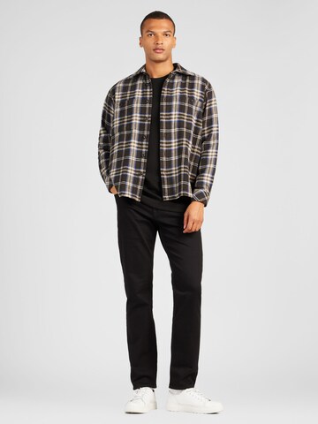 MADS NORGAARD COPENHAGEN Regular fit Button Up Shirt in Brown