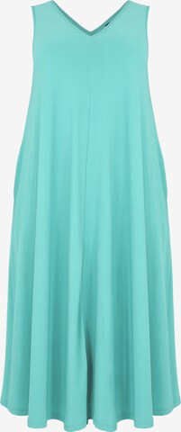 Yoek Dress in Blue: front