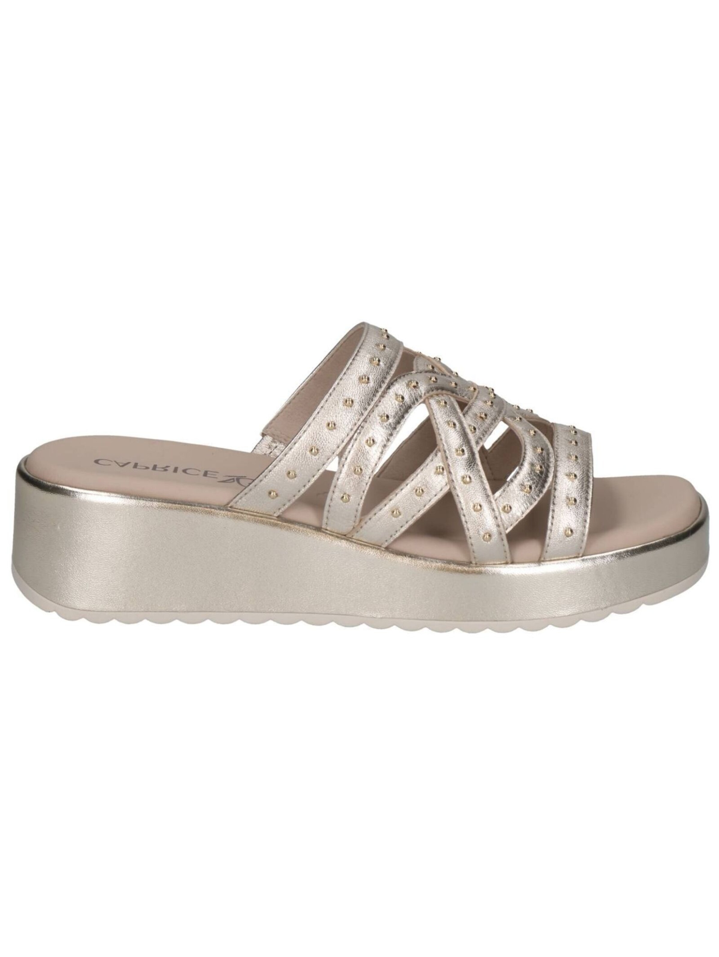 CAPRICE Pantolette in Beige