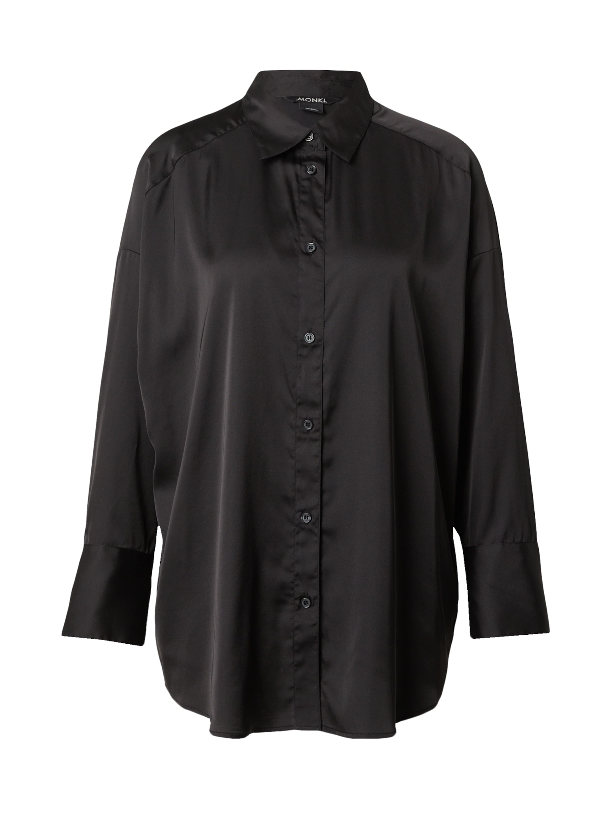 Monki Μπλούζα σε μαύρο: μπροστά