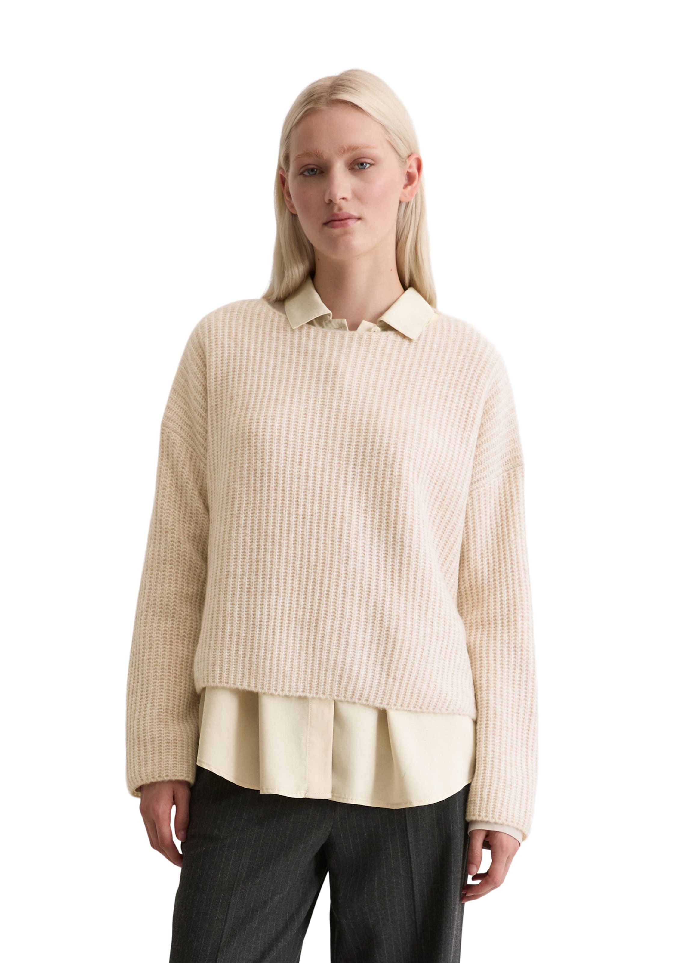 Marc O'Polo Pullover in Beige: Vorderseite