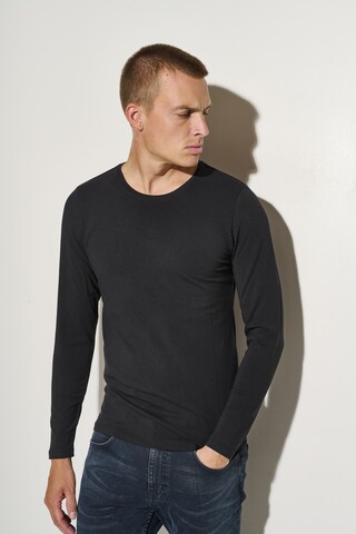 Casual Friday - Camiseta 'Theo' en negro: frente