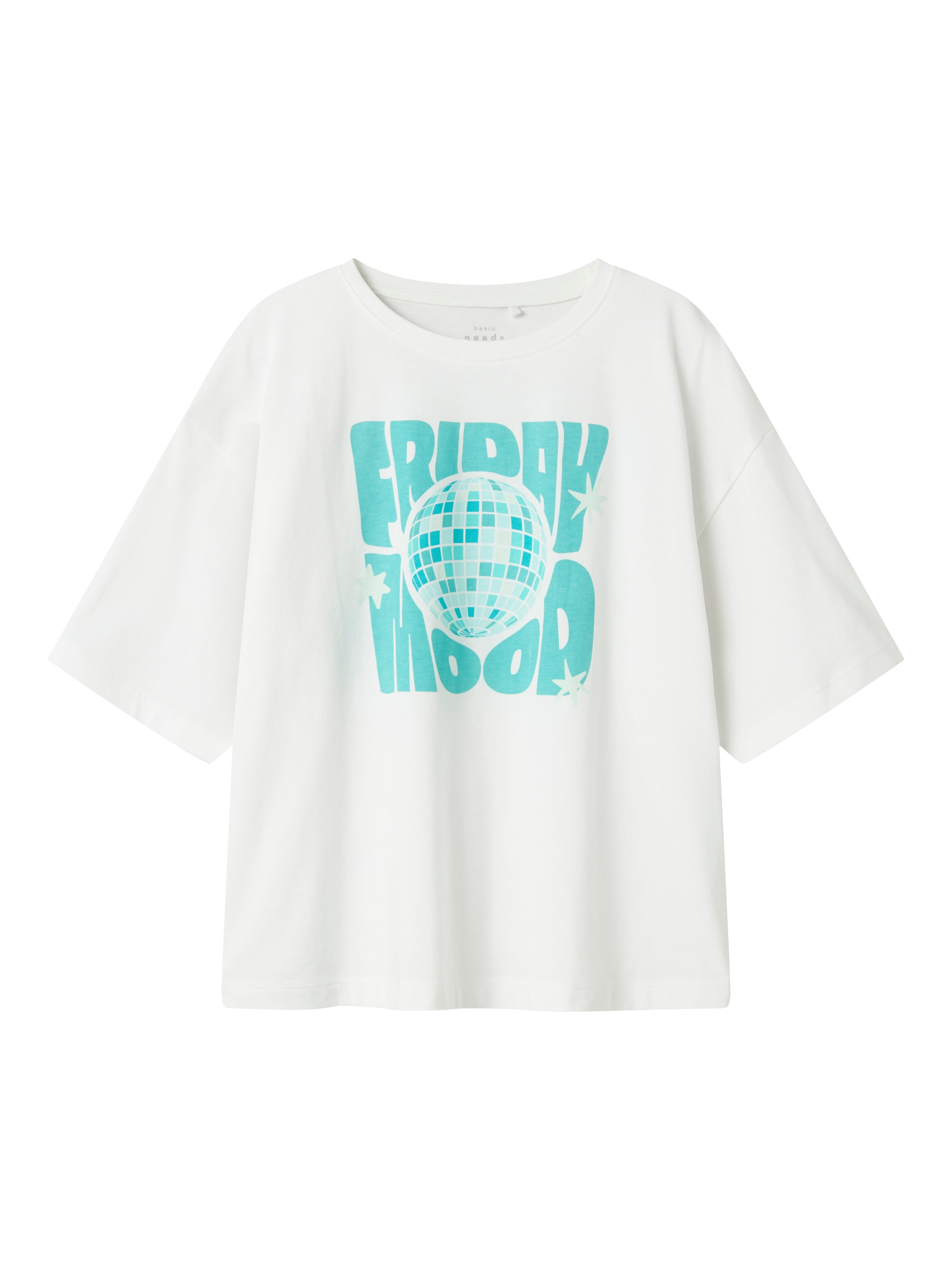 balts NAME IT T-Krekls 'NKFVEEN': no priekšpuses