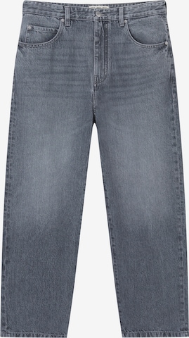Pull&Bear Loosefit Jeans in Grijs: voorkant