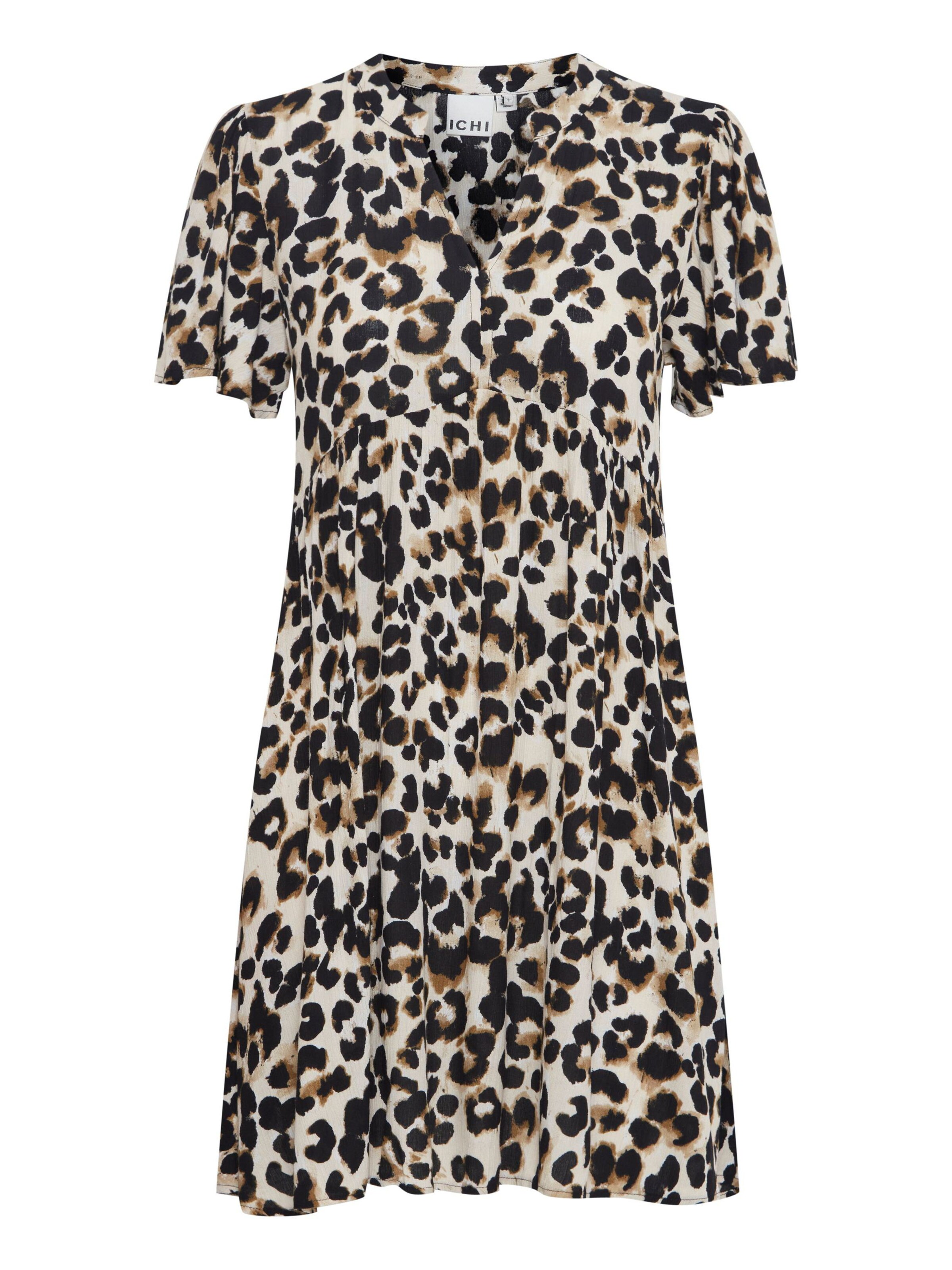 ICHI Shirt dress 'Marrakech' in Beige: front