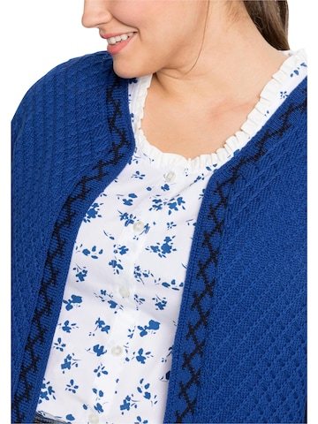 SHEEGO Knitted Janker in Blue