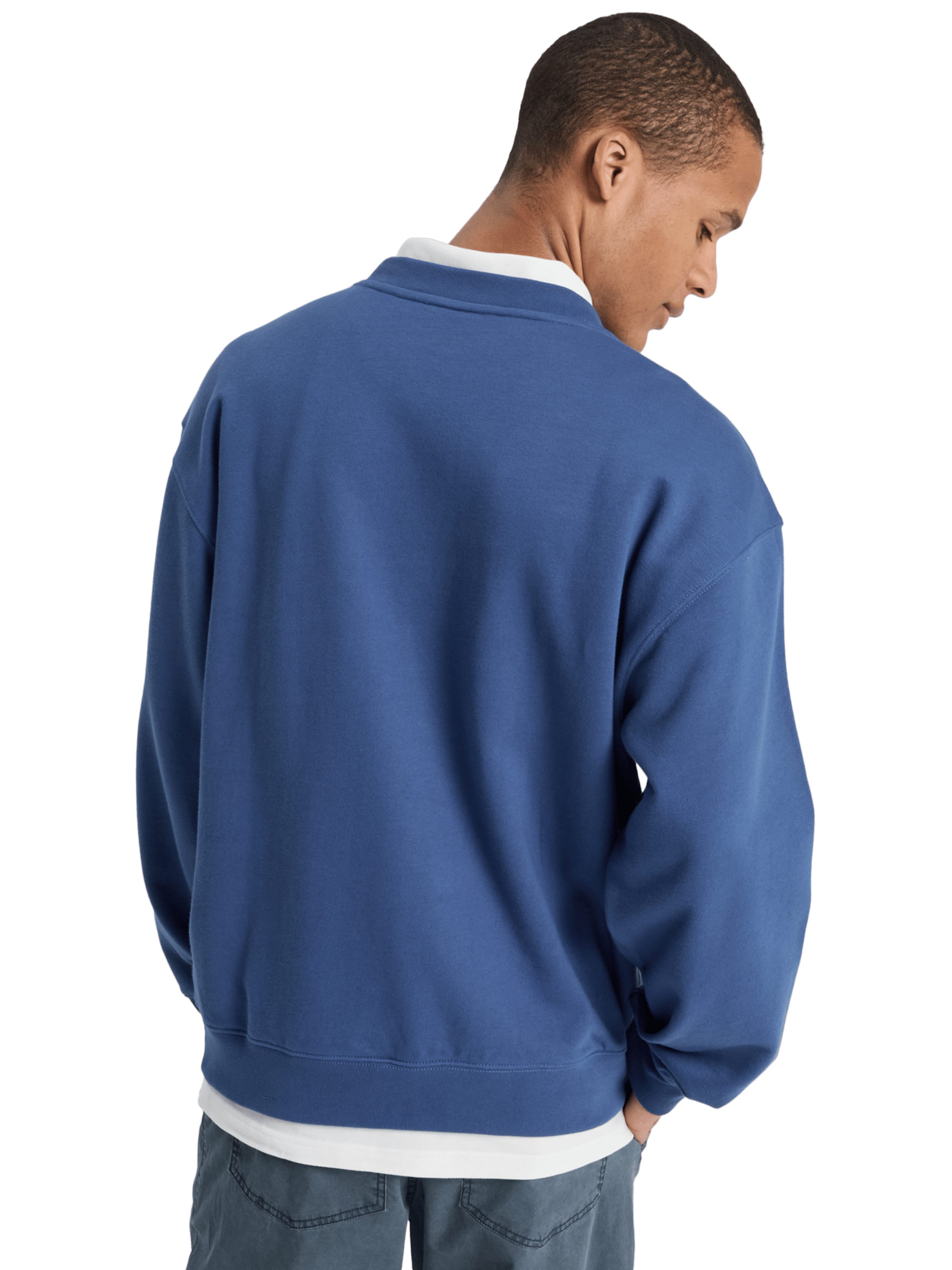 QUIKSILVER Sweatshirt 'New Iconic' in Blau