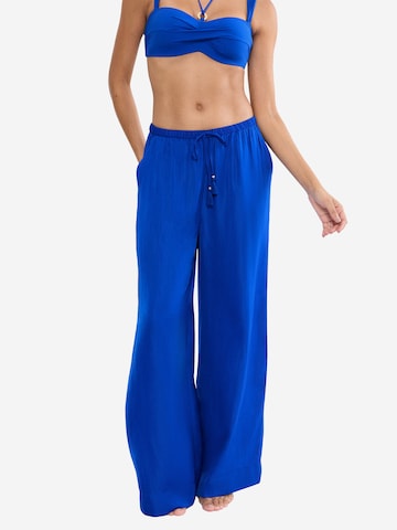 TRIUMPH Loosefit Strandhose ' Red Label Summer ' in Blau: Vorderseite