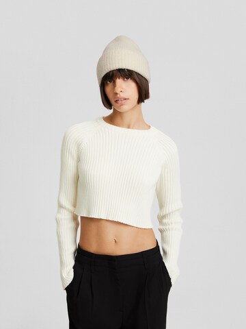 Bonnet Bershka en beige