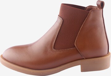 D.MoRo Shoes Chelsea Boots 'STANBL' in Braun: predná strana