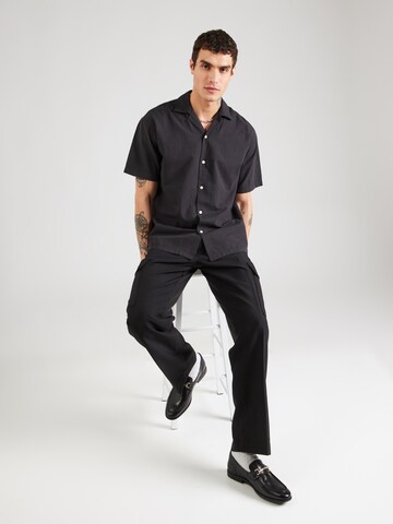 JACK & JONES Regular fit Overhemd 'JJBREEZE' in Zwart