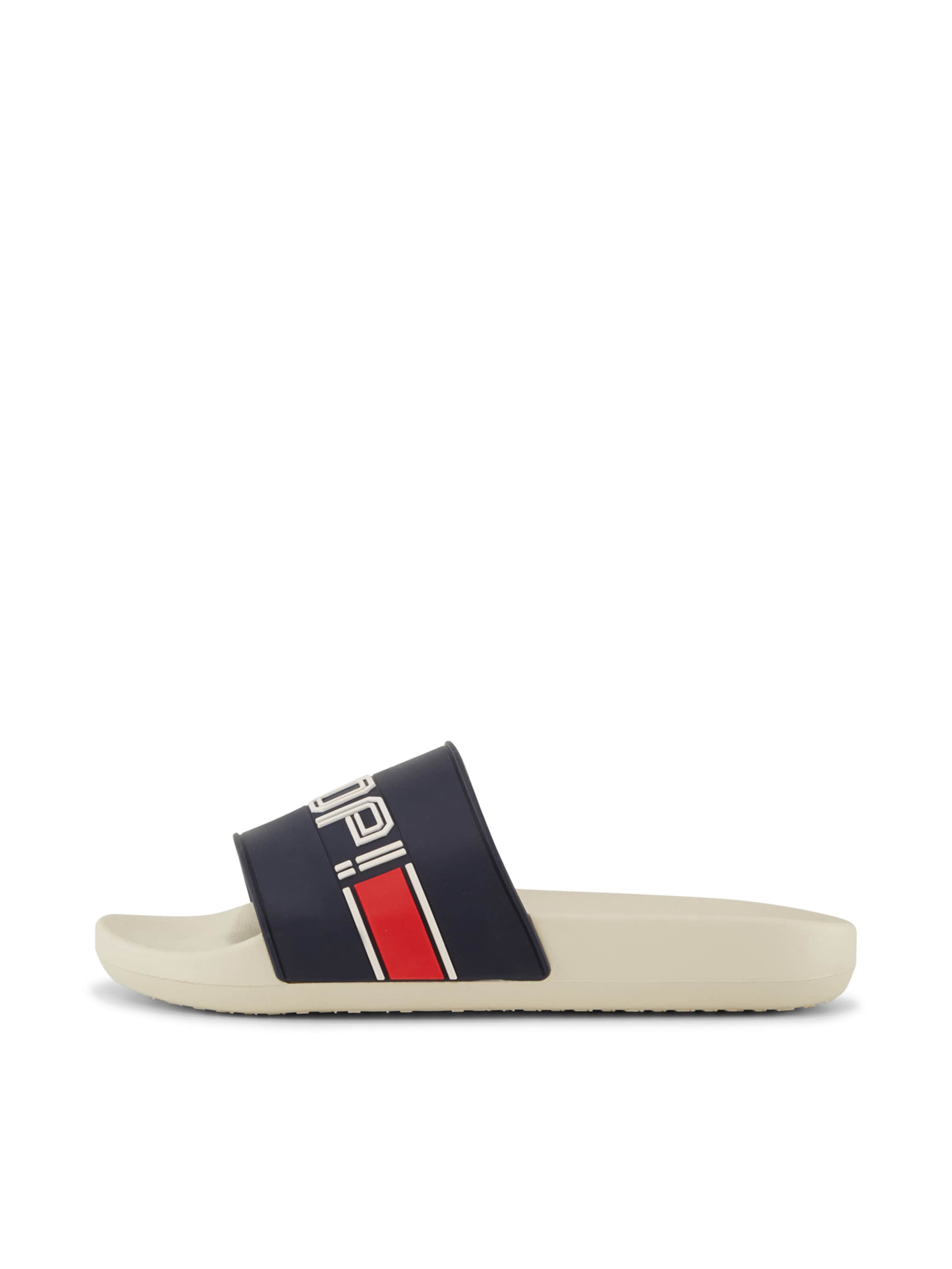 JOOP! Muiltjes 'Lista Marinos' in Blauw: voorkant