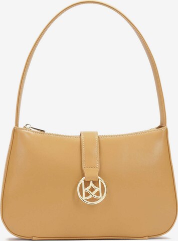 Kazar Handbag in Brown: front