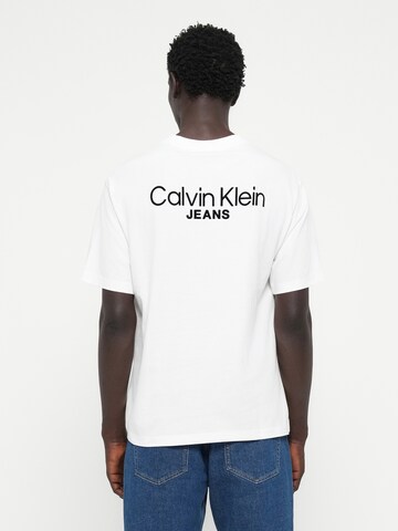 Calvin Klein Jeans Футболка в Белый: спереди