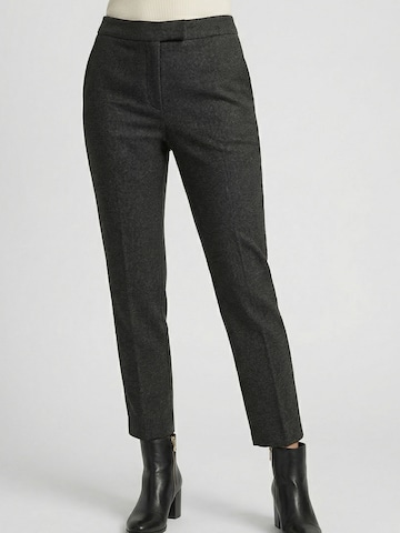 Guido Maria Kretschmer Women Tapered Hose 'Charlie' in Grau: Vorderseite
