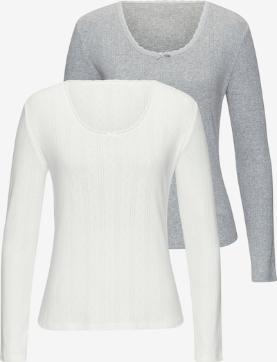 Marškinėliai iš VIVANCE, spalva – margai pilka / balta, Prekių apžvalga