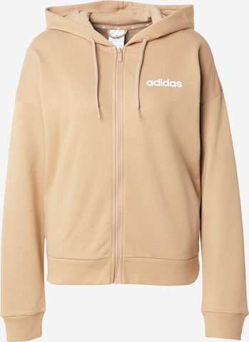 Hanorac de la ADIDAS SPORTSWEAR pe bej: față