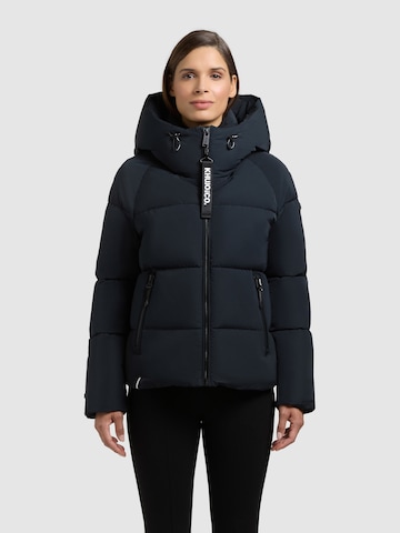 khujo Winter jacket 'Ono' in Blue: front