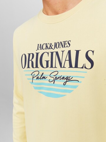 Sweat-shirt 'PALMA' JACK & JONES en jaune