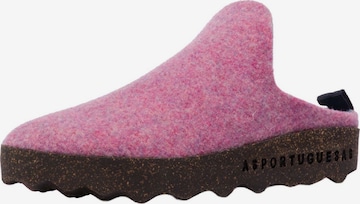 Asportuguesas Hausschuh in Pink: Vorderseite