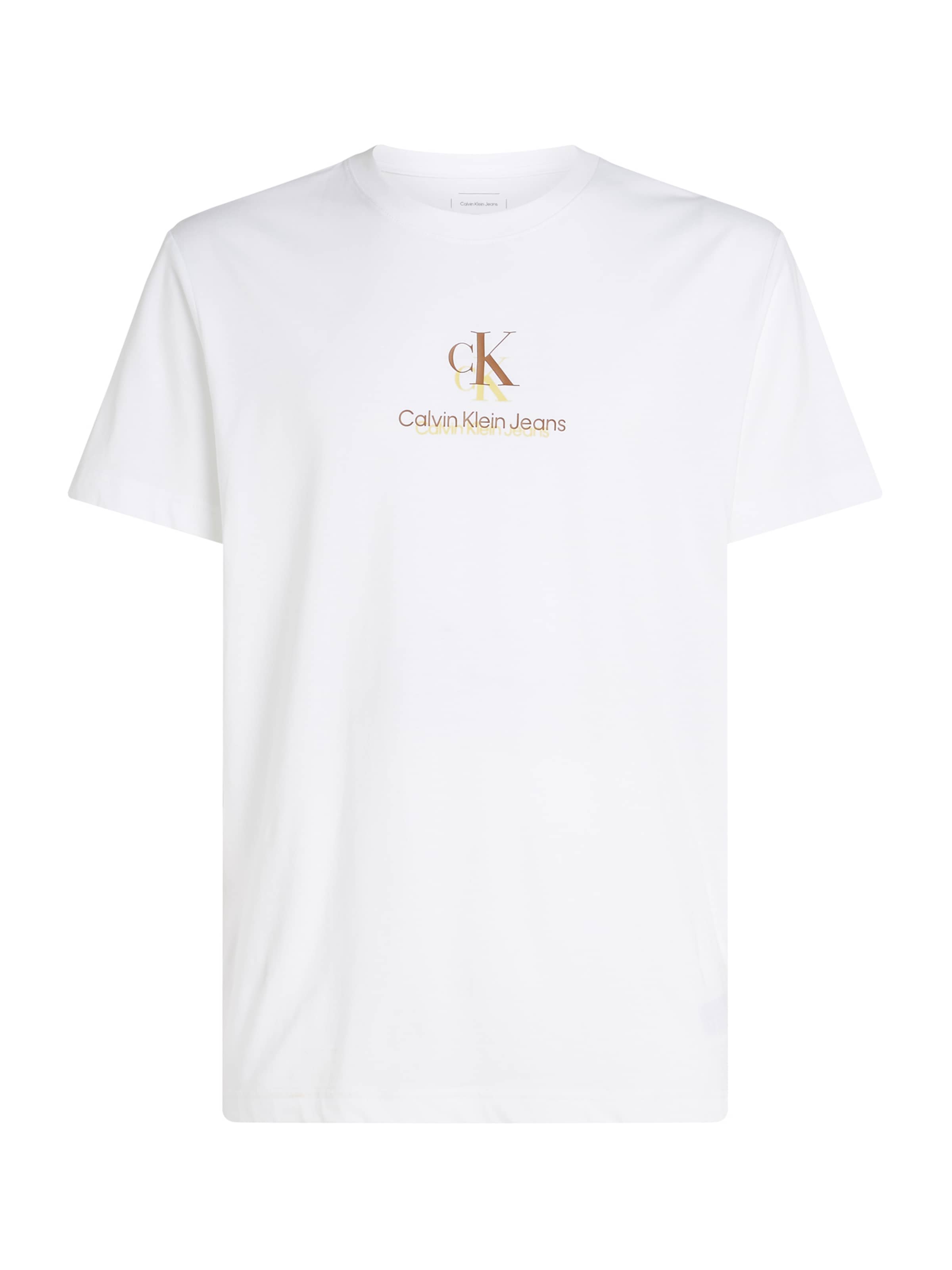 Calvin Klein Jeans Tričko - Biela: predná strana