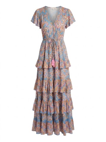 Miss June Dress 'Robe Longue Anakarina' in Blue: front
