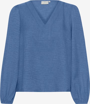 Kaffe - Blusa 'Elise' em azul: frente