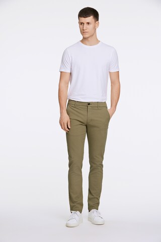 Lindbergh Slimfit Chinohose in Grün