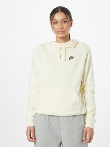 Nike Sportswear Sweatshirt in Weiß: predná strana