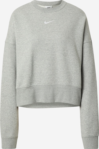 Nike Sportswear Sweatshirt in Grijs: voorkant