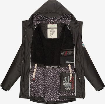 NAVAHOO Weatherproof jacket 'Ocean Heart' in Black