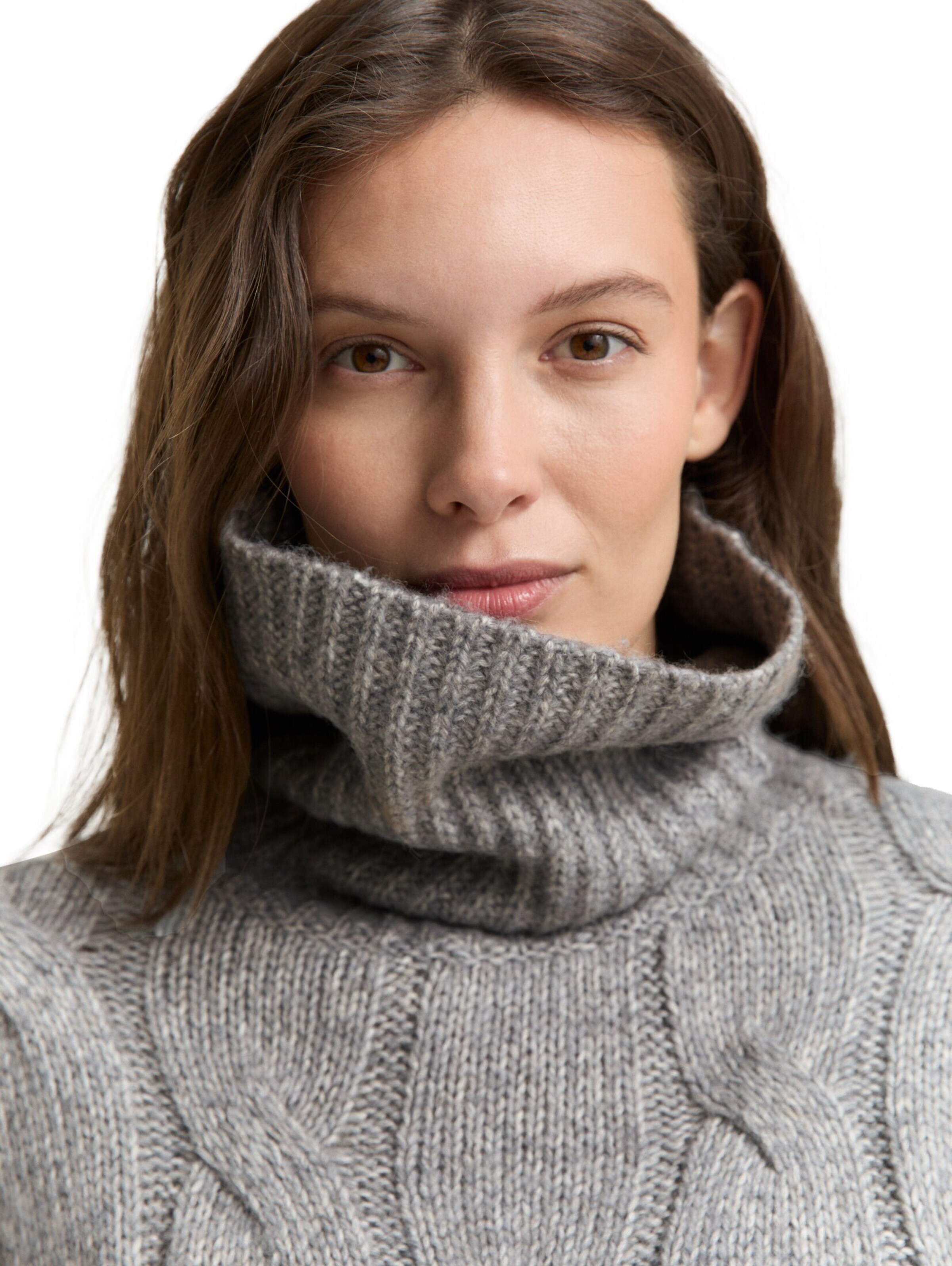 TOM TAILOR Sweater in Grey