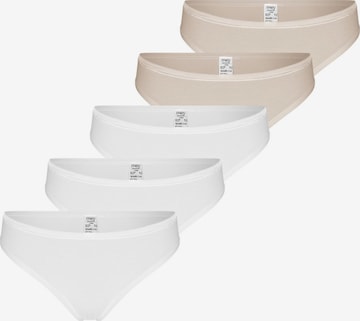 Mey Thong 'Modal Pure' in Beige: front