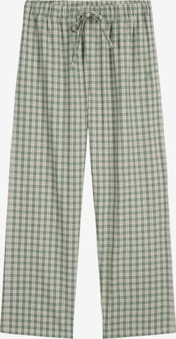Pantalon de pyjama ' Cozy Flannel ' Marc O'Polo en vert : devant