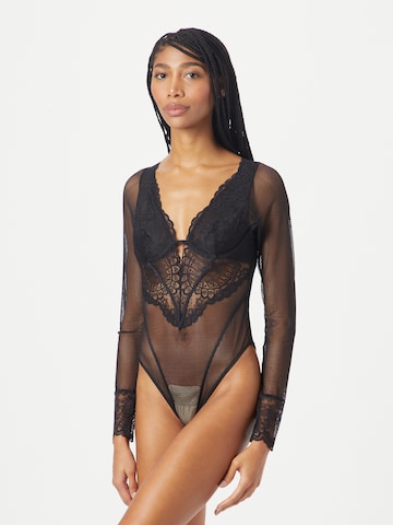 Hunkemöller Bodysuit 'Mariella' in Black: front