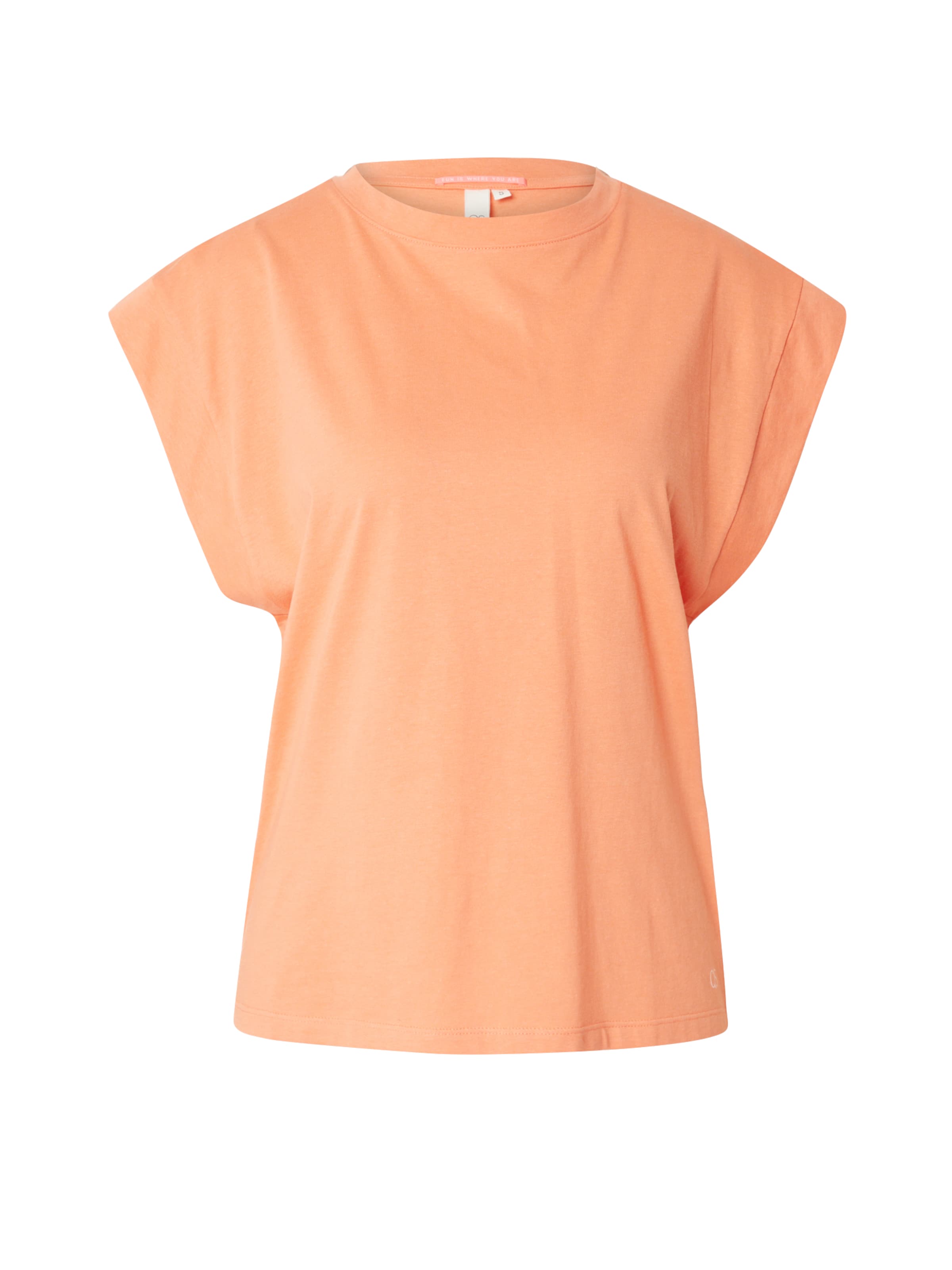 QS T-shirt i orange: framsida