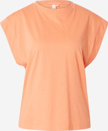 T-shirt QS en orange : devant