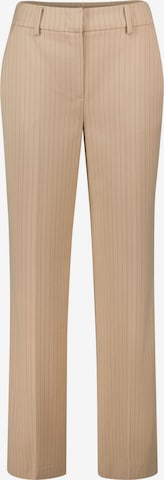 zero Regular Pleated Pants in Beige: front