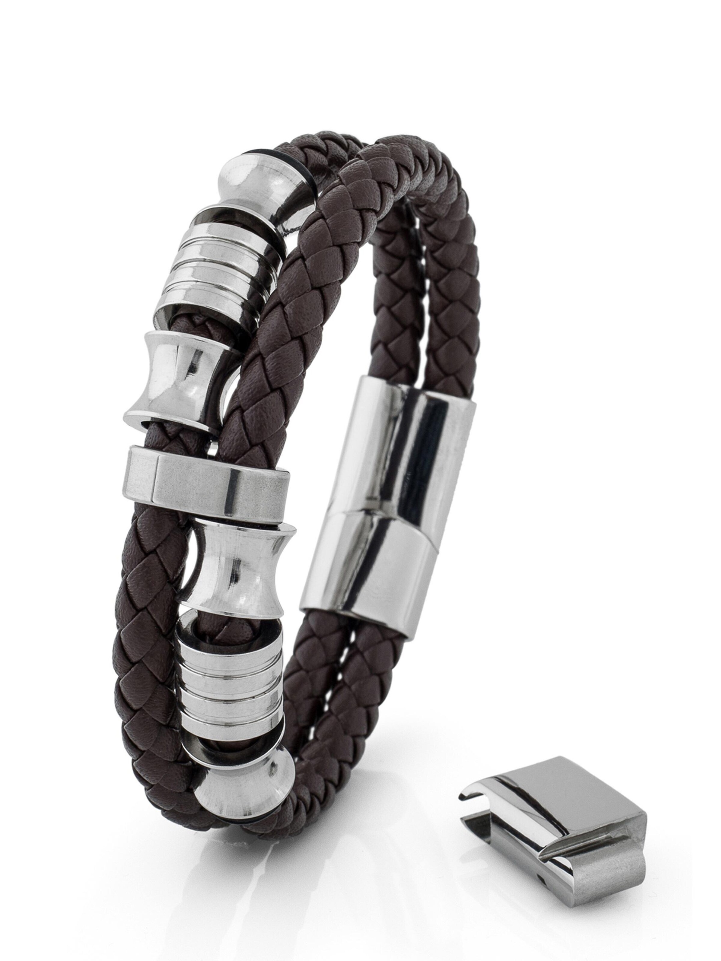 Akitsune Armband 'Gracilitas'‌‌‌ in Braun: Vorderseite