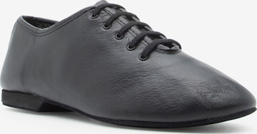 Dancing Queens Classic Flats 'Dancing Queens - Flow Tanzschuhe Leder' in Black: front