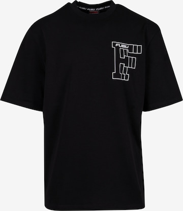 T-Shirt FUBU en noir : devant