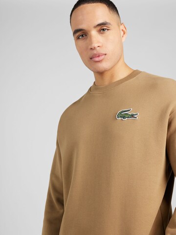 LACOSTE - Sweatshirt em castanho