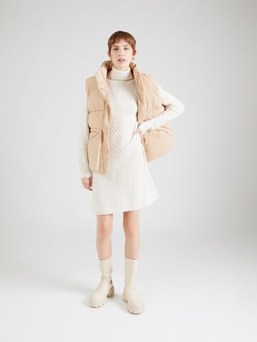 JDY Knit dress 'JDYBigum' in White
