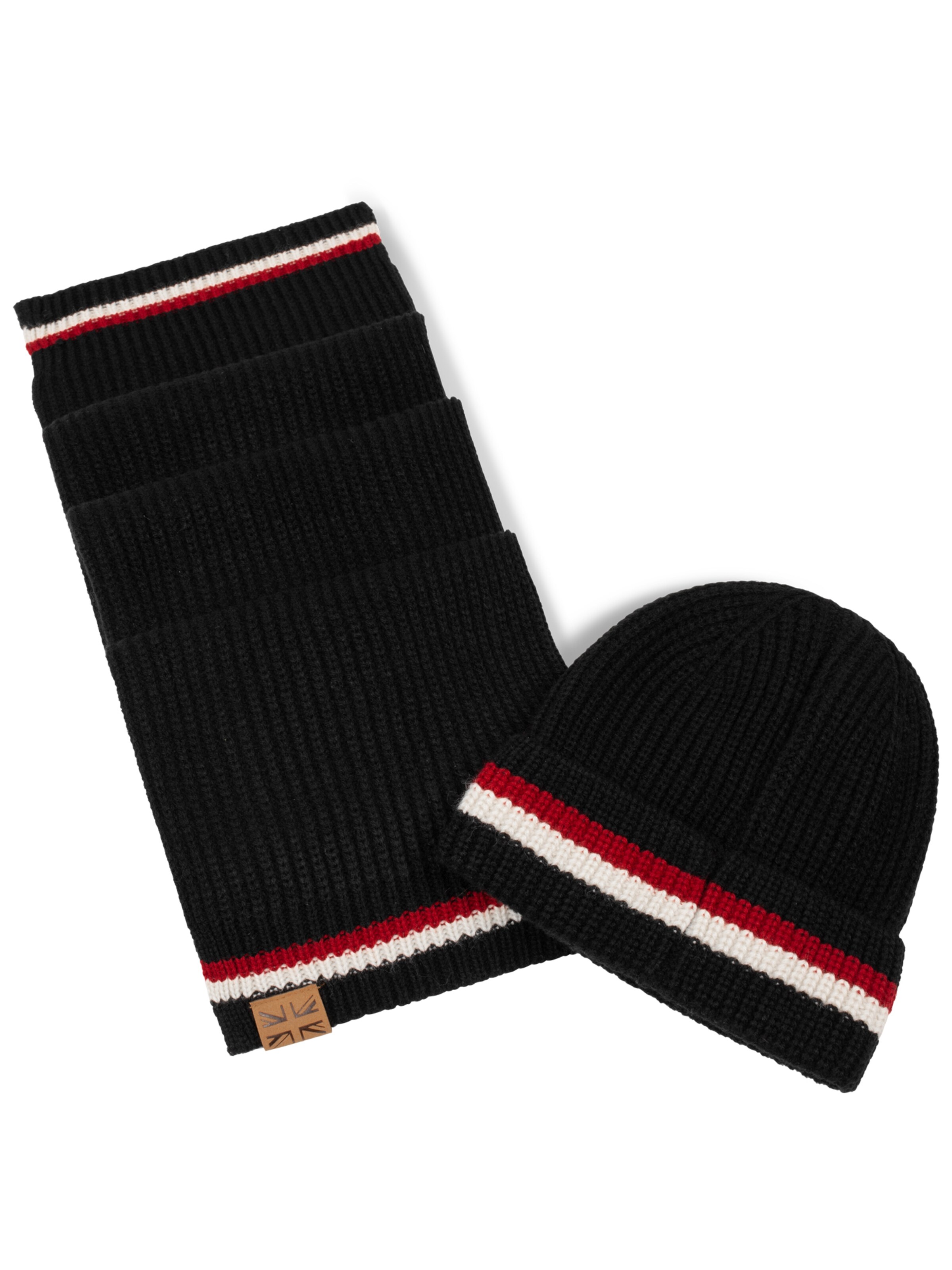 LONSDALE Müts 'Butleigh', värv must